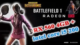 Недорогой Игровой Компьютер i5 2500 + RX560 4GB (PUBG + BF1 FPS TEST) ZEVS 9400U