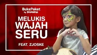 Melukis Wajah (Face Painting Makeup Tutorial) untuk Anak feat. Zjoske | BukaPaket for Kids