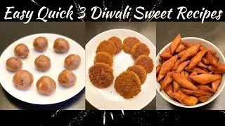 Easy Diwali sweet recipes || Shakkarpara || Almond Ladoo || Falafel || Diwali sweet recipes 2020