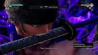 JUMP FORCE Zoro Combo Over 90% High Damage #jumpforce #zoro