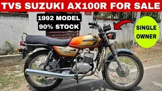 TVS SUZUKI AX100R FOR SALE | 1992 MODEL | SINGLE OWNER IN 90% STOCK CONDITION | ARK Diaries