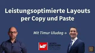 🔴 Leistungsoptimierte Layouts per Copy and Paste ⚡