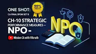 CA Final Ch-10 STRATEGIC PERFORMANCE MEASURES – NPO | Theory Session | SPOM Set B & IBS oriented