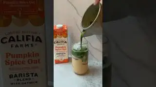 It&rsquo;s pumpkin spice matcha season #matcha