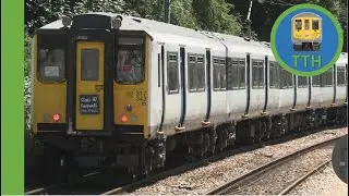 Class 317 departs St Margarets - Last day of the Class 317s