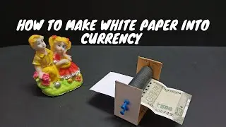 How to Make Money Printer Machine | Magic currency printer | White paper to currency | Nirvan Crafts