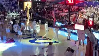 SMU Mustangs MBB Running out of the tunnel 🆚 NC State Wolfpack