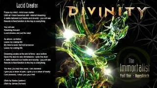 DIVINITY - The Immortalist, Pt.1 - Awestruck - Lucid Creator