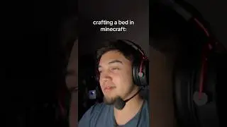 Crafting A Bed In Terraria Vs In Minecraft&hellip; #shorts #viral