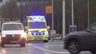 2x ambu, 2x Politie met spoed door Leeuwarden
