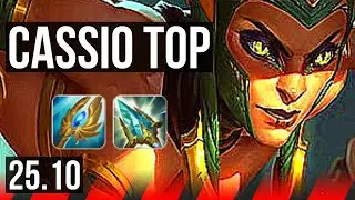 CASSIOPEIA vs JAX (TOP) | 8/1/4, 600+ games, Dominating | KR Master | 25.10