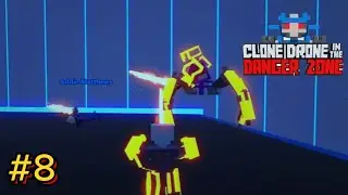 Встретил паукабота босса в Clone Drone in the Danger Zone.#8 прохождение истории