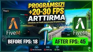 5 Dakikada FiveM FPS Yükseltme!! ( PROGRAMSIZ & BASİT )