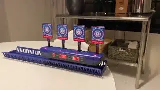 FOR21JOYS Electronic Shooting Target Moving Scoring Auto Reset 4 Games Modes Digital Target for Nerf