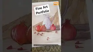 Fine art portfolio class 12 composition, still life paintings #fineartportfolio #fineart