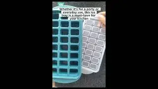 Plastic Ice Tray with cover 24 cubes