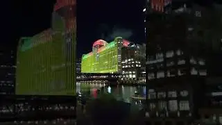 Downtown Chicago | Walking to the Riverwalk at Night | Chicago IL USA