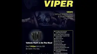5808V - VIPER 2-Way LED Remote Start & Security System