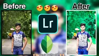 Lightroom Se Photo Edit Kaise Kare || Lightroom Green Effect Photo Editing | Lightroom CB Photo Edit