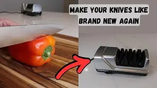 How to sharpen your knives with Chef's Choice electric knife sharpener