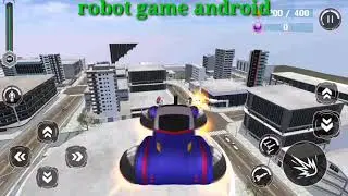 Flying Police Robot Car Games: Robot Bike Games