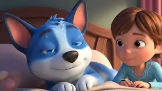Bluey Fell Asleep on the Cozy Couch | Calm Toddler Song | Gentle Rhymes