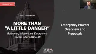 WILL Webinar - An Overview of Wisconsin's Emergency Power Laws (February 26, 2021)