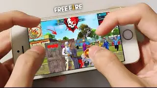Iphone 6 Free Fire Gameplay test full max settings HUD+DPI+ MACRO 1 gb ram🤯