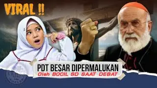 VIRAL..!!! Pendeta Besar dipermalukan Bocil SD saat debat