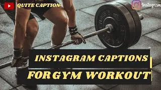 Instagram Captions For Gym Workout || Workout Captions For Instagram || Gym Captions For Instagram