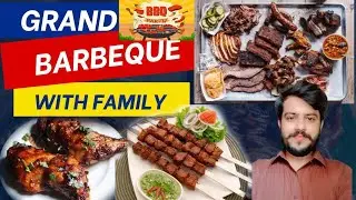 Grand🍱 BarBeQue 🍢 Party 🎉 with Family and Cuzan #malaiboti  #bbq  @Apnakarachipluspoint