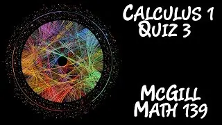 [Calculus] McGill Math 139 - Quiz 3