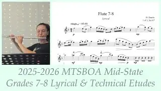 2025-2026 MTSBOA Mid-State Grades 7-8 Flute Etudes