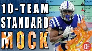 10 Team Fantasy Football Mock Draft | Standard Scoring