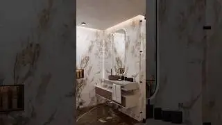 Transforming Space: Elegant Bathroom Design in 3D