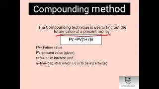Time value of money and time Preference for money , finance management topics ,  commerce
