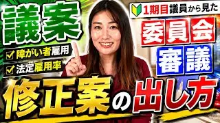 【議会から修正案を出すとは？】３月議会の産業経済委員会の審議を振り返る。障がい者雇用の法定雇用率をテーマに議員の仕事を解説します。#成合まるみか #市議会議員 #議員 #地方議員 #企業立地 #雇用