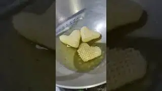 Heart papad design #papadrecipes #papad #shorts #special