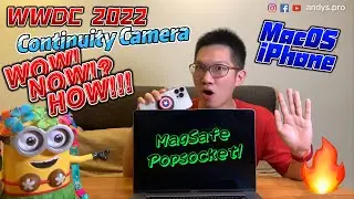 You CAN USE Continuity Camera Mount NOW using MagSafe and Popsocket! No need to wait for Apple! WWDC