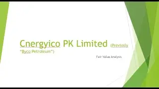 Cnergico PK Limited (CNERGY)