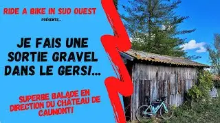 Gravel direction ch&acirc;teau de Caumont dans le Gers!