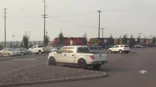 PNWR Train passes the Amtrak Depot of Vancouver Washington Labor Day Monday Sept. 7th 2020