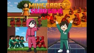 Minecraft Squid Game 50 Players to surivial that me in tamil