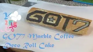 Y2K: Baking: GOT7 Coffee Marble Deco Roll Cake