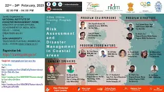 Risk Assessment and Disaster Management in Coastal Areas. | DRR | DISASTER IN INDIA | MHA | 2022 |