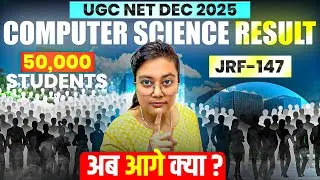 ONLY 147 JRF? 😱 UGC NET Computer Science Cut Off Result Reality