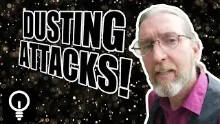 What is a dusting attack and how does it work?