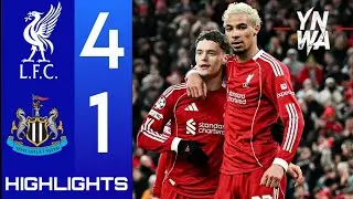 Liverpool vs Newcastle Utd 4-1 Highlights | Hugo Ekitike Brace & Florian Wirtz Goal Premier League.