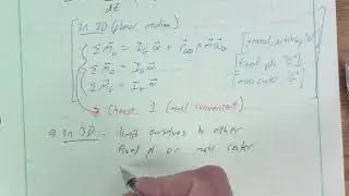 Lec37 - Rigid Body 3D Kinetics (Theory) Euler's Equations of Motion