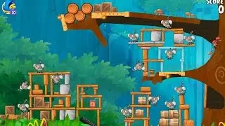 Angry Birds Rio Level 17 Timber Tumble Walkthrough 3 Star